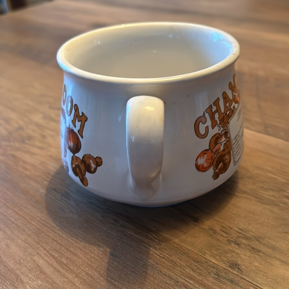 Vintage Soup Recipe Ceramic Mug Cup Bowl Cream Of Mushroom 🍄‍🟫🍄 - Picture 3 of 5